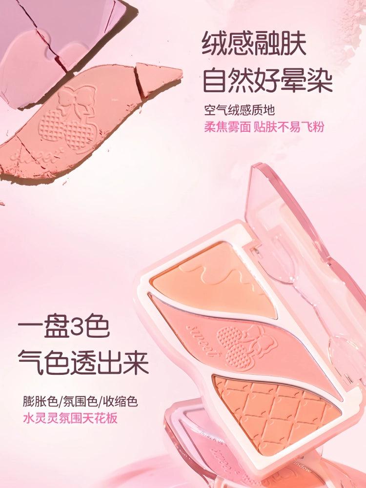 HOLD LIVE Triple Colors Powder Blusher 9g