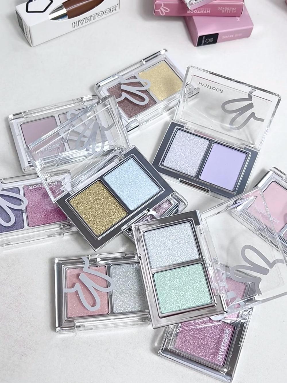 HYNTOOR - Rich Spring of Flowers Eyeshadow Duo 3g