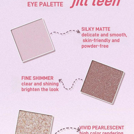 JillLeen - Four Colors Eyeshadow Palette 3.8g