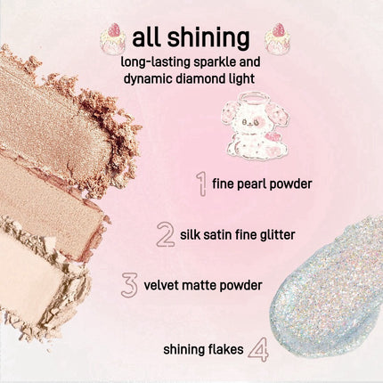 JillLeen - 9 Colors Eyeshadow Palette 8g