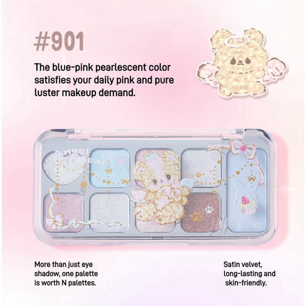 JillLeen - 9 Colors Eyeshadow Palette 8g