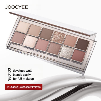 JOOCYEE - [#01-#05] 12 Shades Eyeshadow Palette 14g