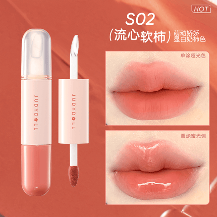 Judydoll -  Dual Lip Gloss Mirror Moisturizing 7g