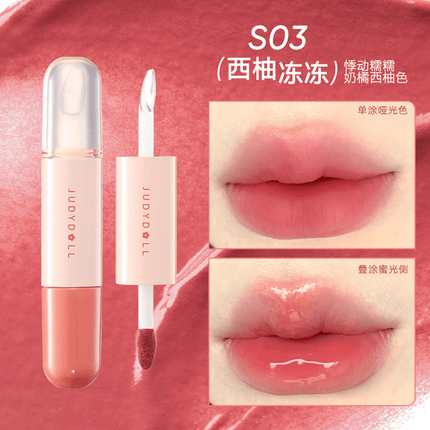 Judydoll -  Dual Lip Gloss Mirror Moisturizing 7g