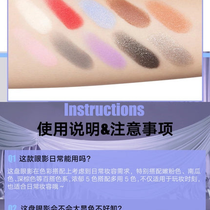 Judydoll -  10 Colors Eyeshadow All Saints' Day 2024V. 11g