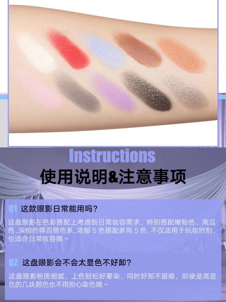 10 Colors Eyeshadow All Saints' Day 2024V. 11g