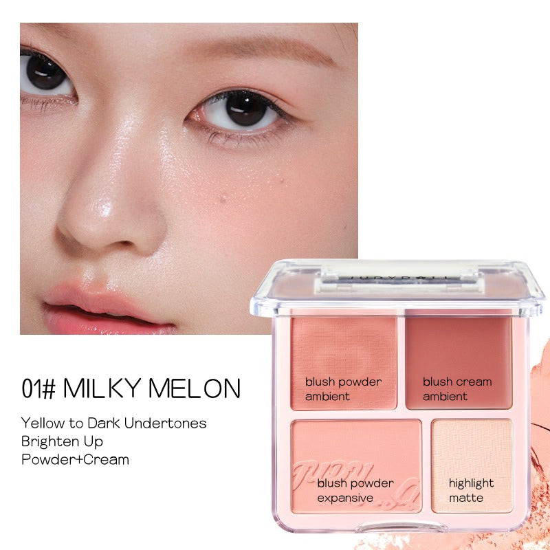 Judydoll Blush N Highlight Palette 9g