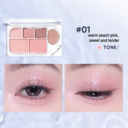 Judydoll -  Elaborate 6 Colors Eyeshadow Palette 8g