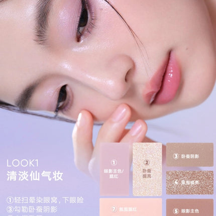 Judydoll -  Mood 7 Colors Eyeshadow All-in-one Palette 8.5g