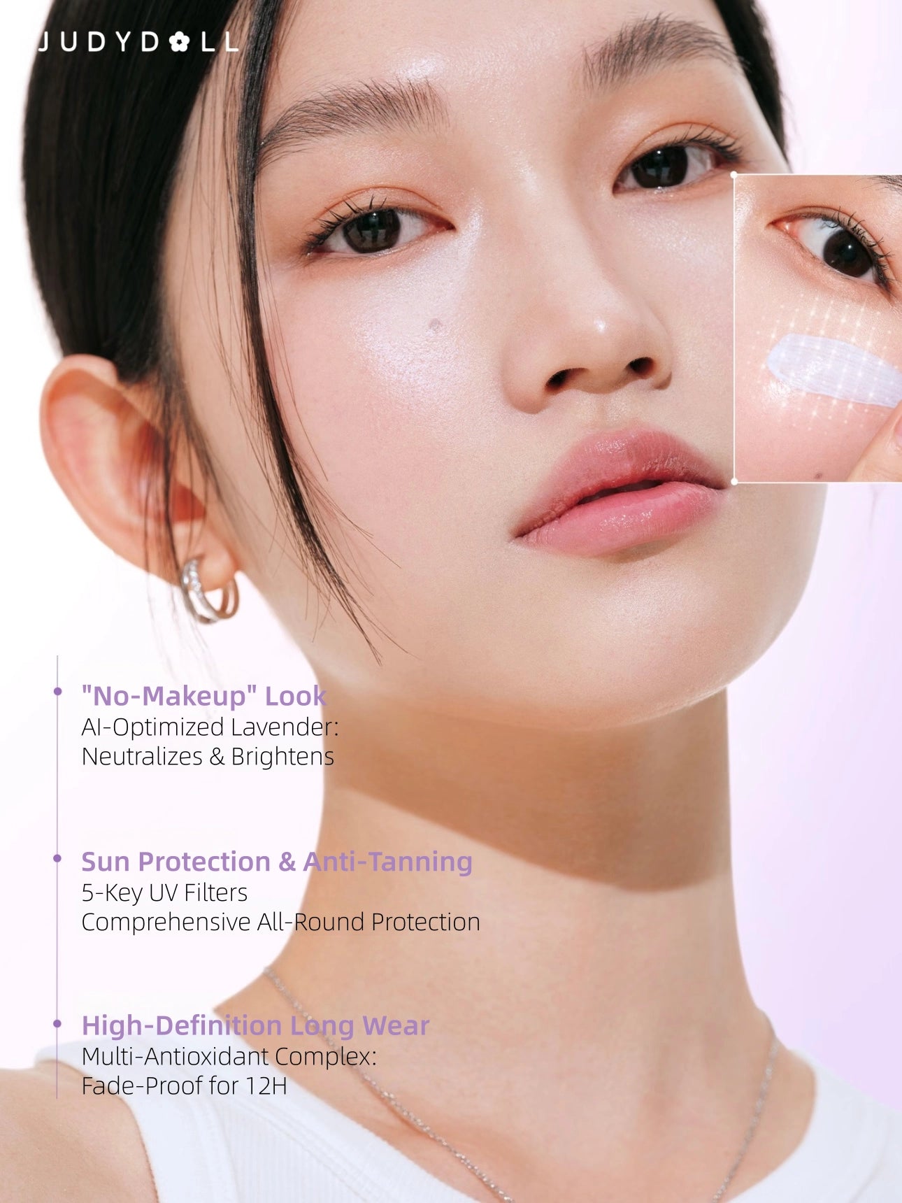 Judydoll -  UV Defense Tone Up Cream Primer SPF50+ PA+++