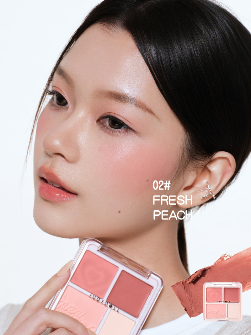 Judydoll -  Blush N Highlight Palette 9g