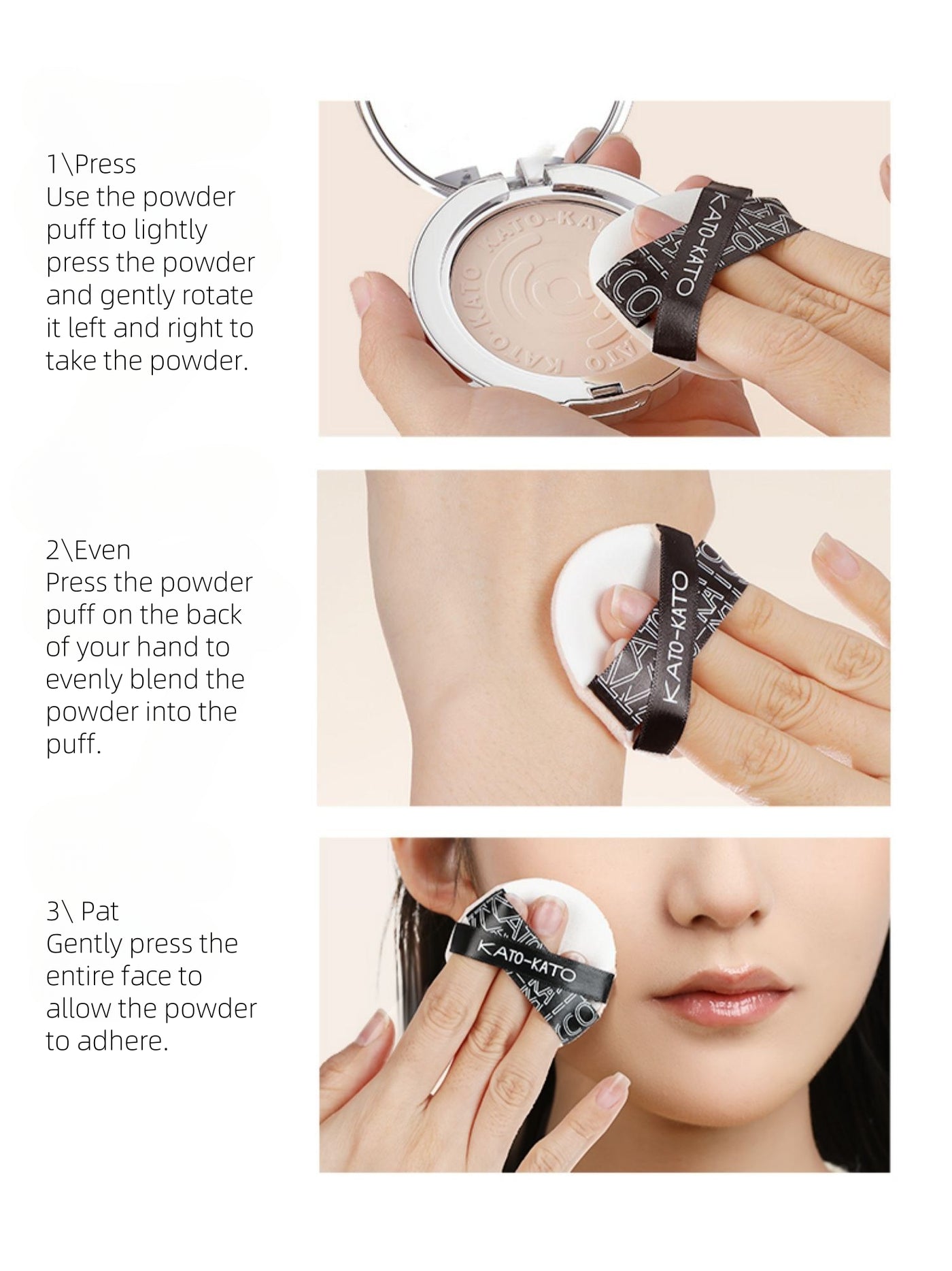 KATOKATO - Just in Tune Waterproof Soft Focus Pressed Powder 9g