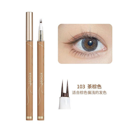 KAXIER - Double Strokes Eyeliner Mascara 0.8g