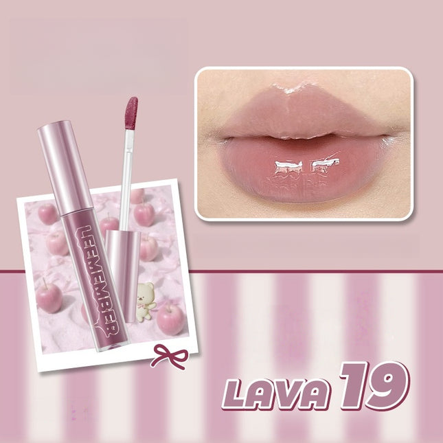 LEEMEMBER Watery Lip Gloss 3g Glasslike LAVA YK