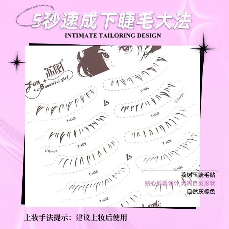LISHU A Lower False Eyelashes Sticker Pack