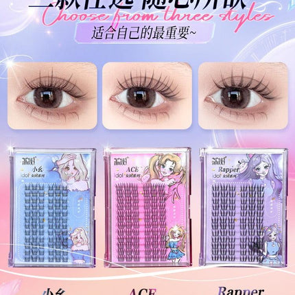 LISHU - POP Girls Makeup False Eyelashes 72