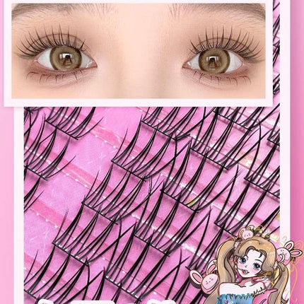LISHU - POP Girls Makeup False Eyelashes 72