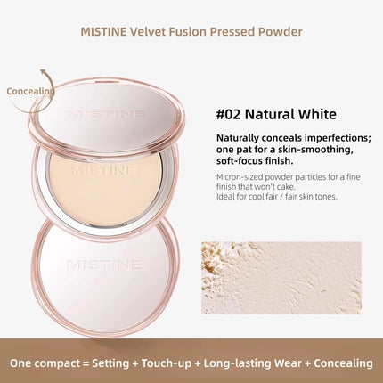 MISTINE - Velvet Fusion Pressed Powder 9g