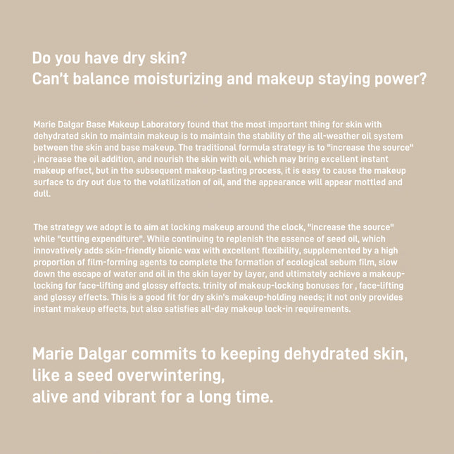 Marie Dalgar- Seed Skin Fitting Longwear Foundation 30ml