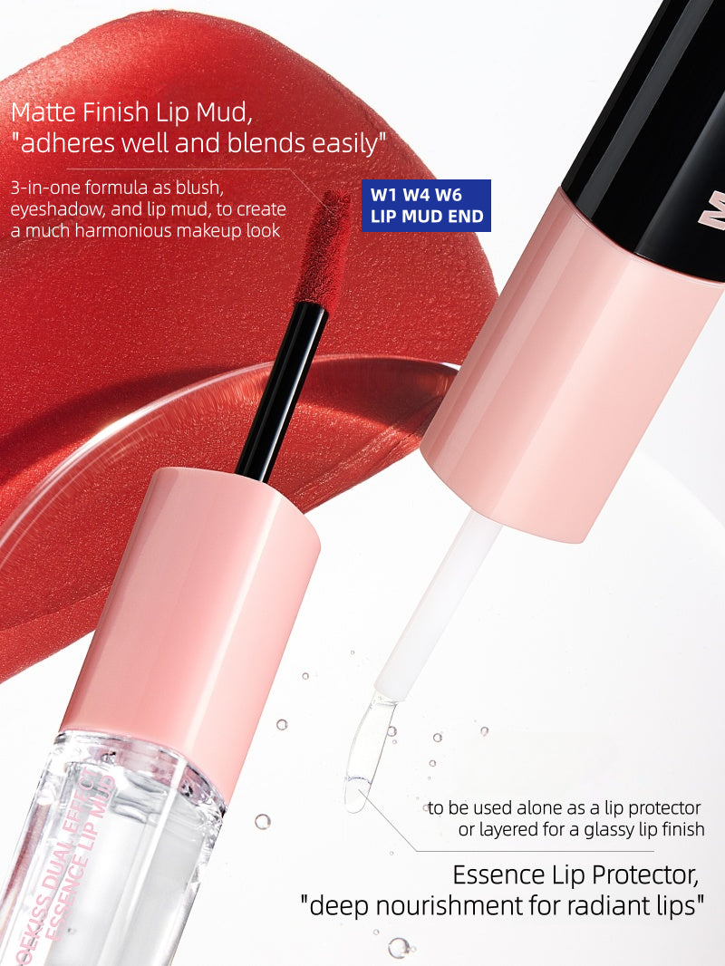 Mooekiss Dual Effect Essence Lip Gloss 6ml