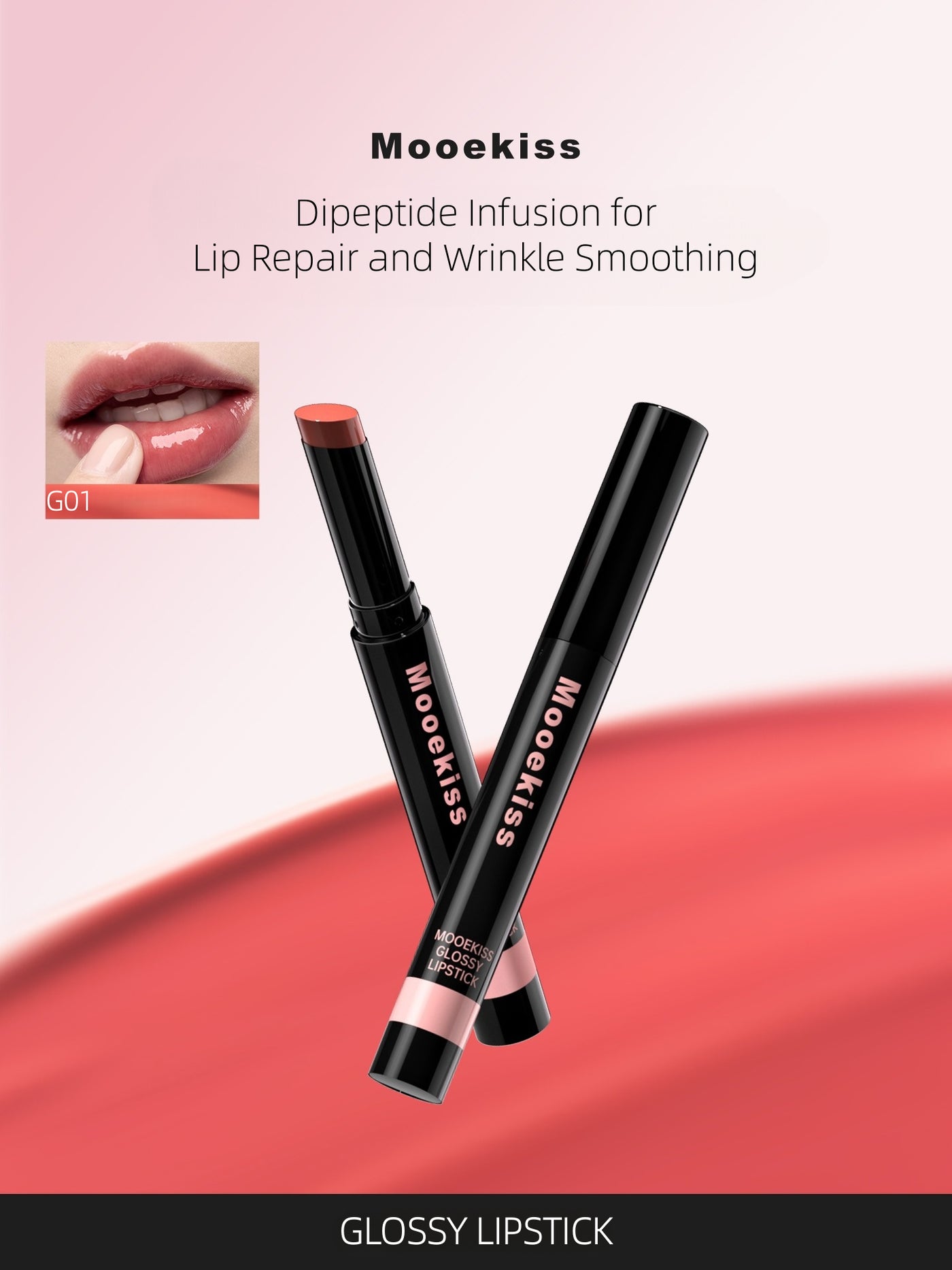 Mooekiss - Glossy Lipstick 2.2g