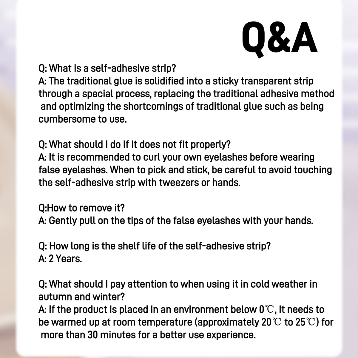 Mr. Wish Self Adhesive Sticker for False Eyelashes