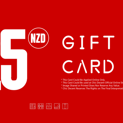 Chic Decent Gift Card in NZD