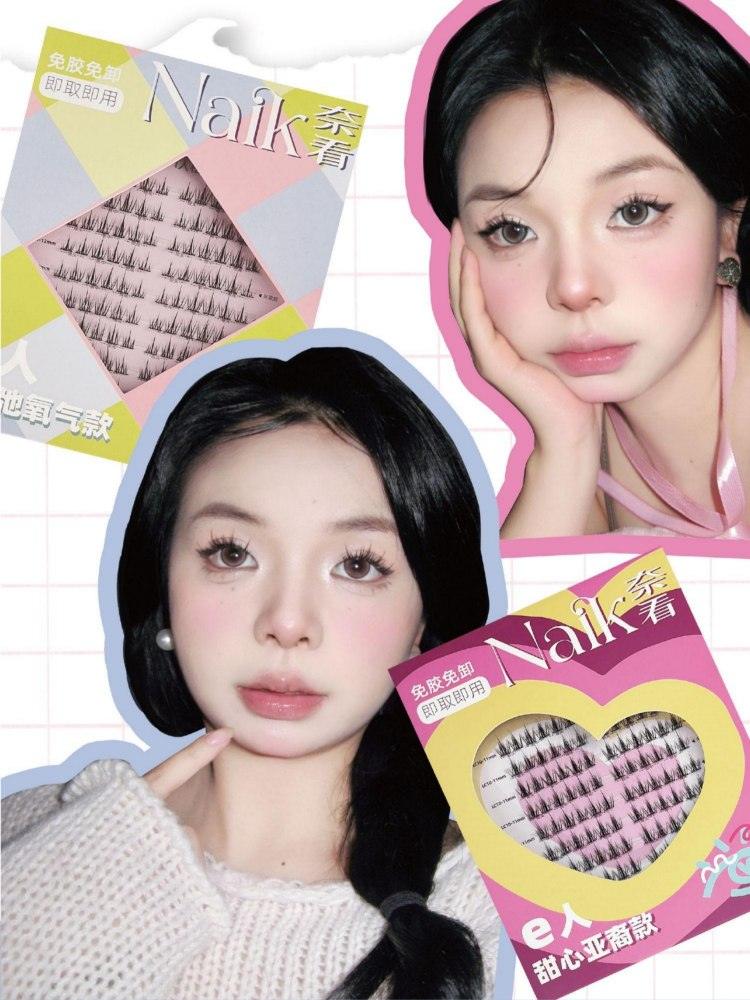 Naik Glue Free False Eyelashes Natural Look