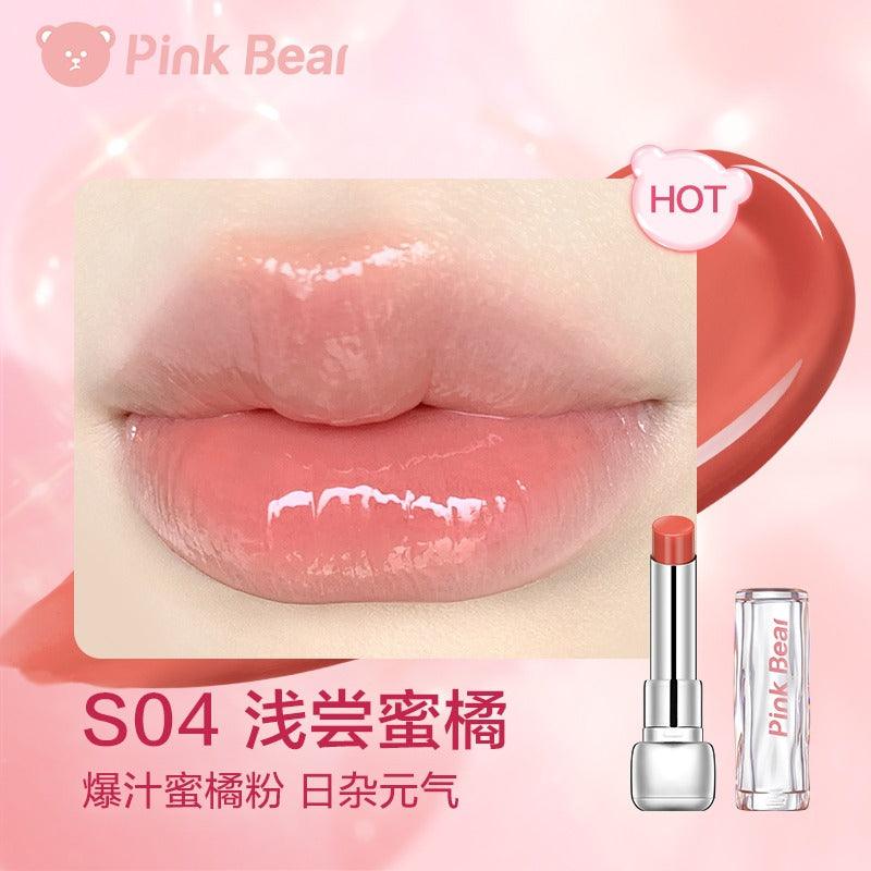 PINK BEAR 糖彩唇膏 保湿润唇膏 3.2g