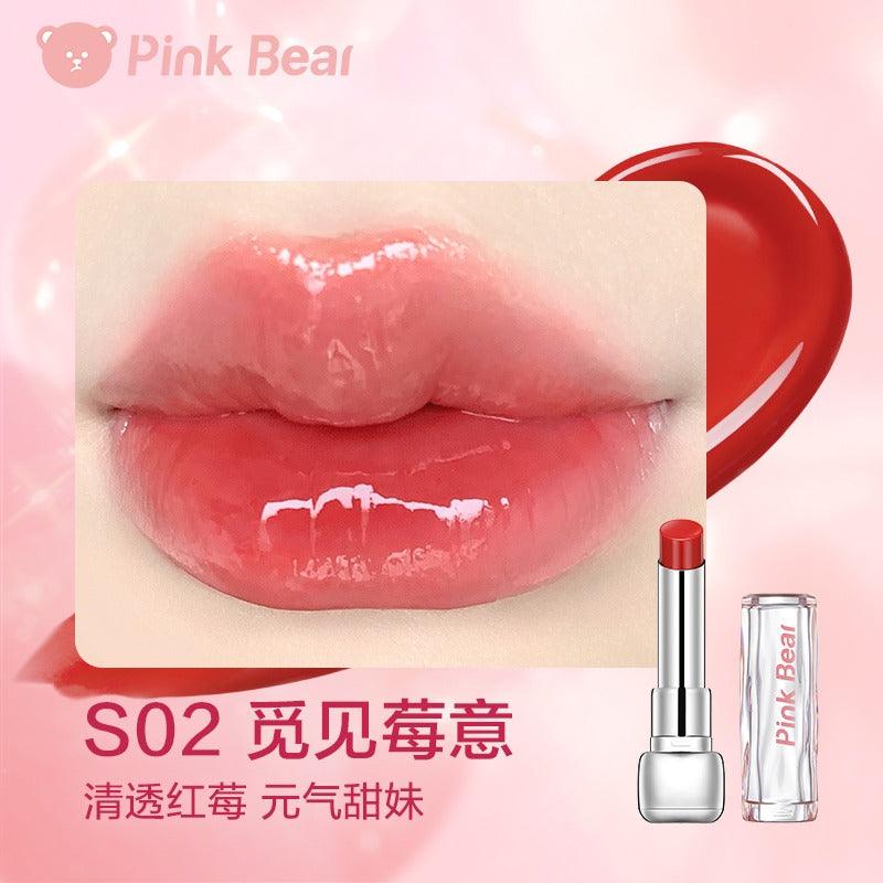 PINK BEAR 糖彩唇膏 保湿润唇膏 3.2g