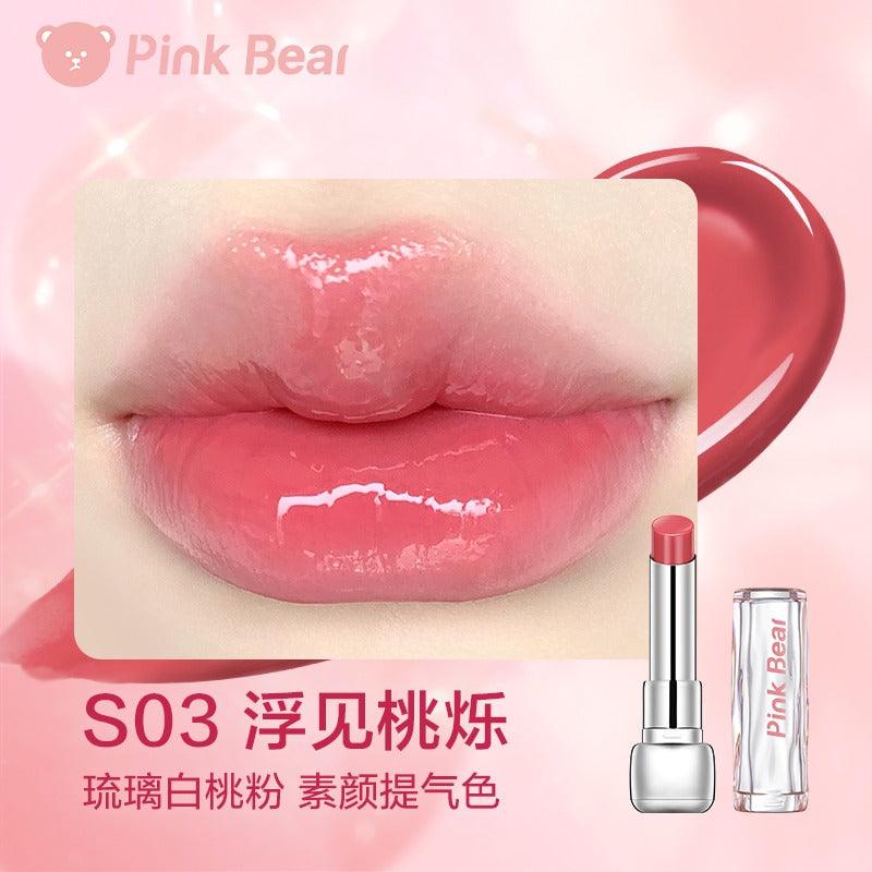 PINK BEAR 糖彩唇膏 保湿润唇膏 3.2g