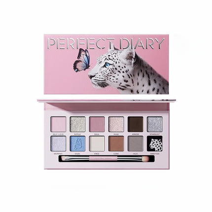 Perfect Diary - Explorer Eyeshadow 20 Butterfly and Snow Leopard - Soft Pink 14g