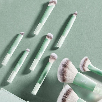 Rownyeon - Cloud Inked Makeup Brush Mini Set 9 in With Bag