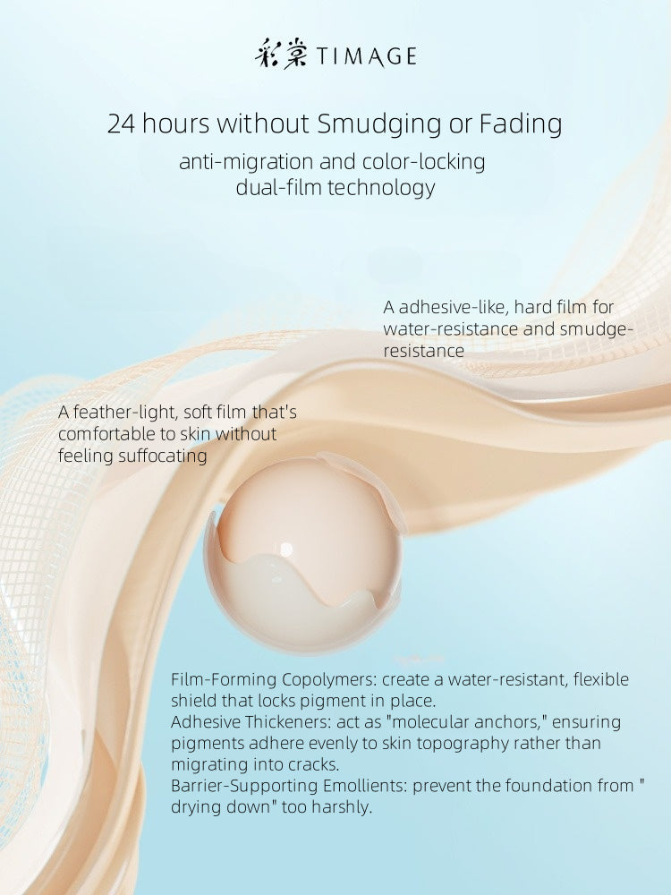 TIMAGE 哑光持久粉底液和遮瑕膏 30g+1g