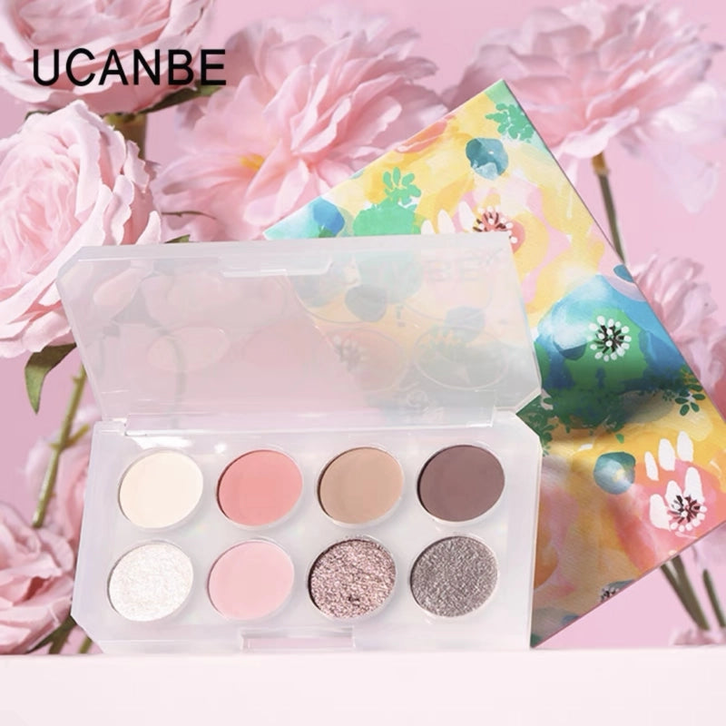 UCANBE 8 Colors Eyeshadow Palette Kyanite 5.6g