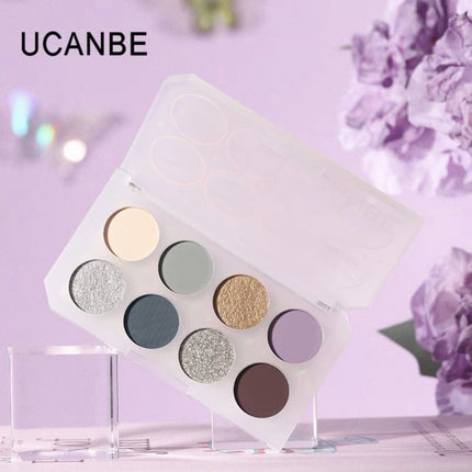 UCANBE - 8 Colors Eyeshadow Palette Kyanite 5.6g