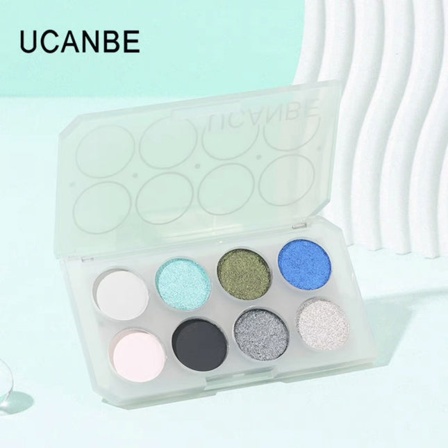 UCANBE - 8 Colors Eyeshadow Palette Kyanite 5.6g