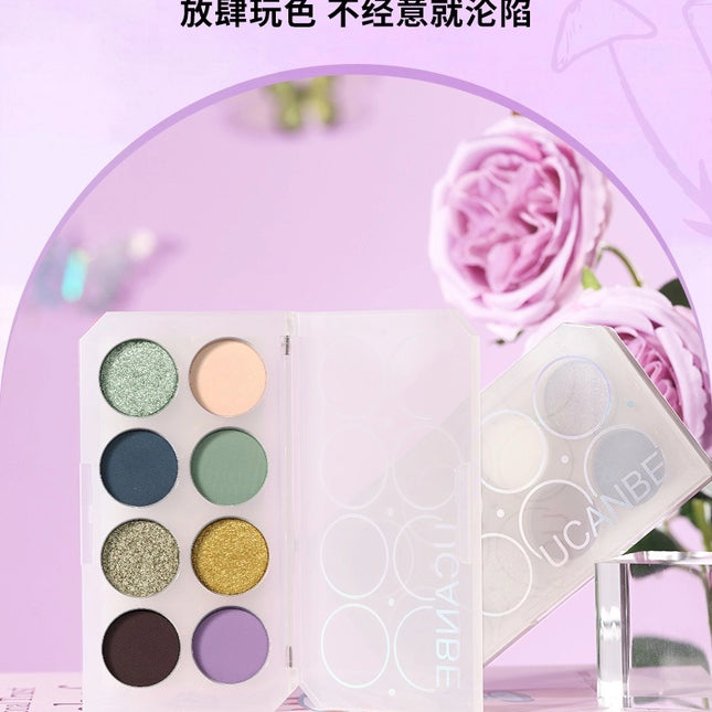 UCANBE - 8 Colors Eyeshadow Palette Kyanite 5.6g