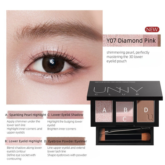 UNNYCLUB - Natural Long Lasting Eyebrow Powder 2.7g