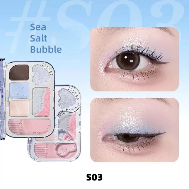 Veecci - Dreamy Lace 6-Color Eyeshadow Palette 8g