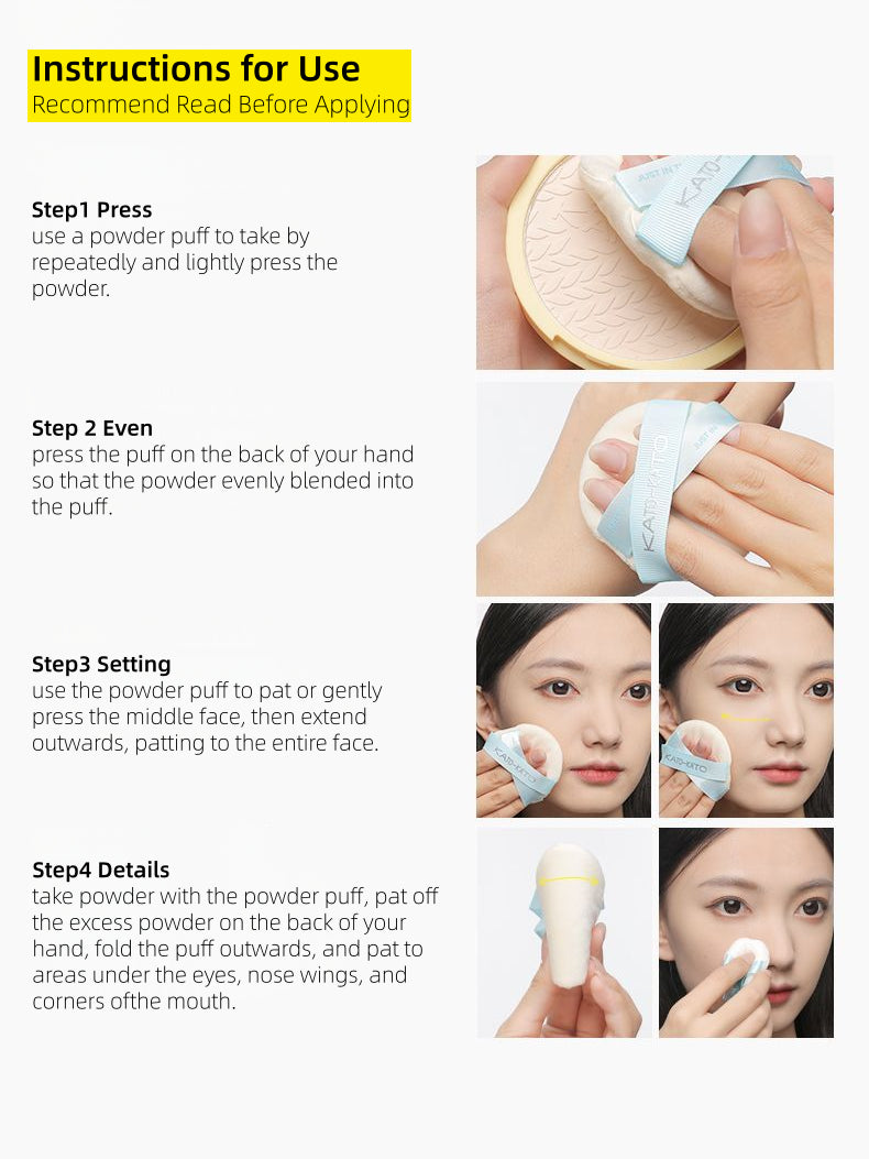 [Woven Me] KATO-KATO Just in Tune Waterproof Soft Focus Pressed Powder 9g