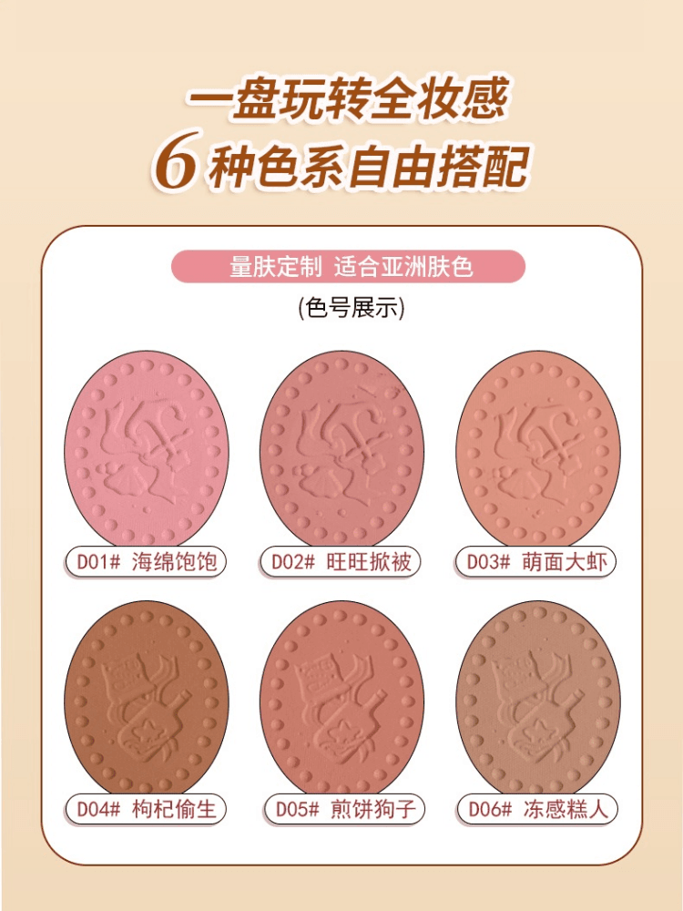 YIGUDIGU Candy Box Blush 3g