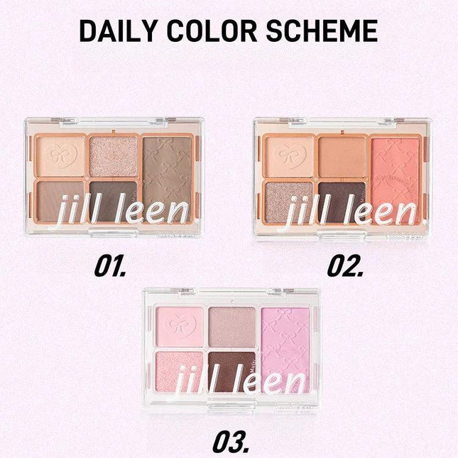 JillLeen - Five Color Eyeshadow Palette 9g