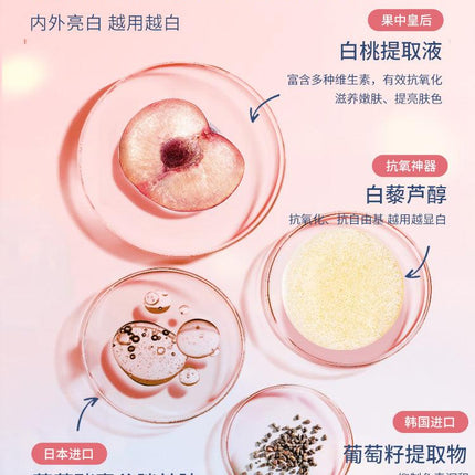 Hexze Peach Mousse Tone Up Face Body Cream HXZ024 - Chic Decent
