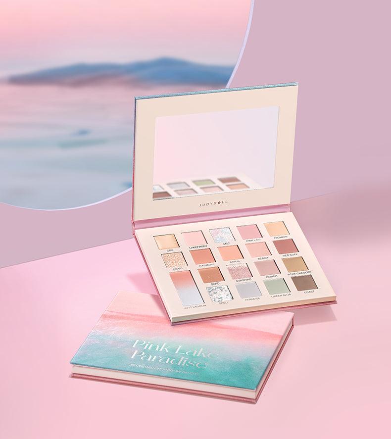 Judydoll Pink Lake Paradise 20 Colors Eyeshadow Palette JD09F - Chic Decent